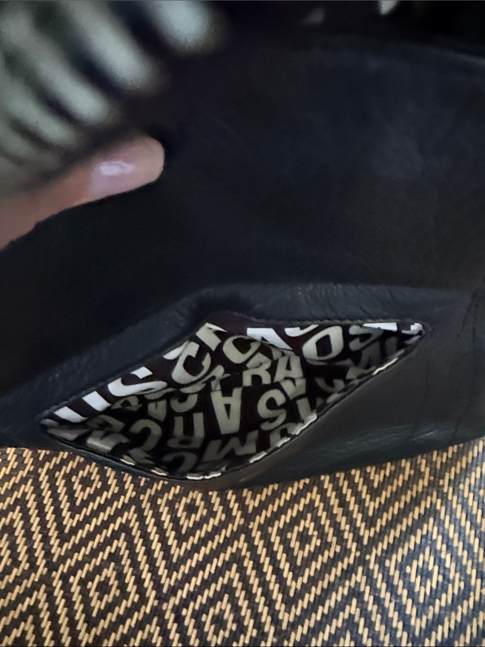Vintage Y2K Marc by Marc Jacobs Petal to the Metal Natasha/Sasha black w/silver - Picture 15 of 16